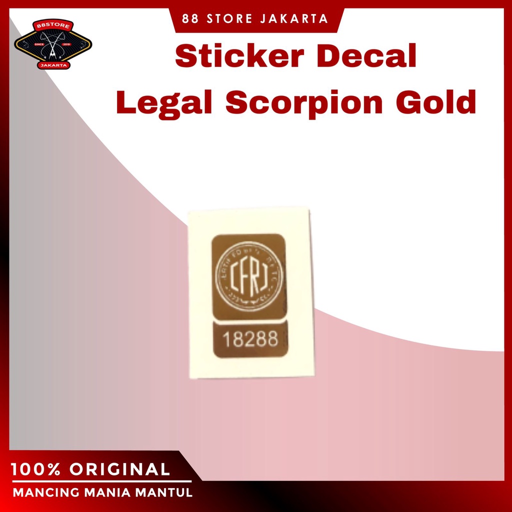 sticker decal shimano scorpion