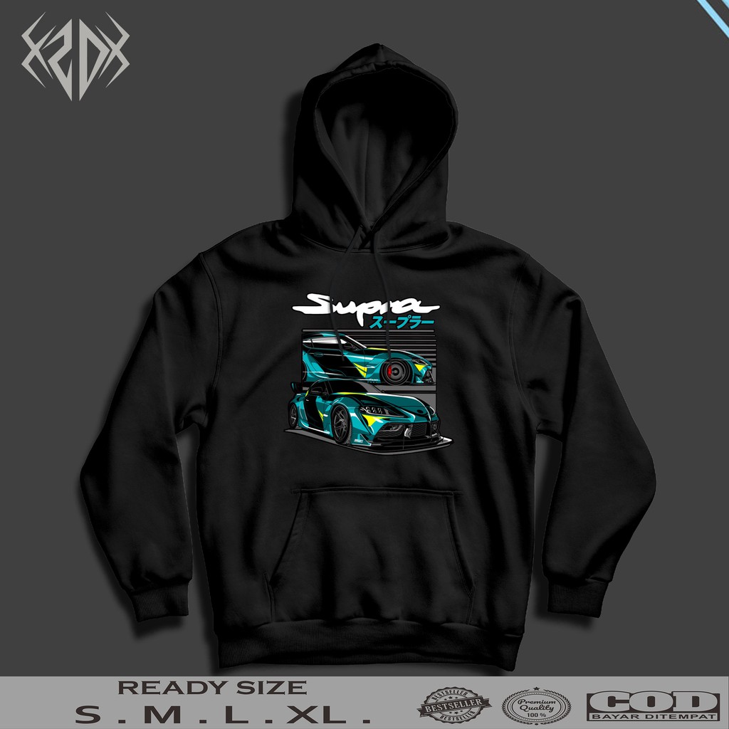 HOODIE TOYOTA SUPRA RACING SERIES 020 / JAKET PRIA / HOODIE PRIA / JAKET KEREN