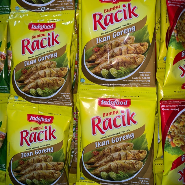 Bumbu Racik Indofood ikan Goreng renceng isi 10 sachet