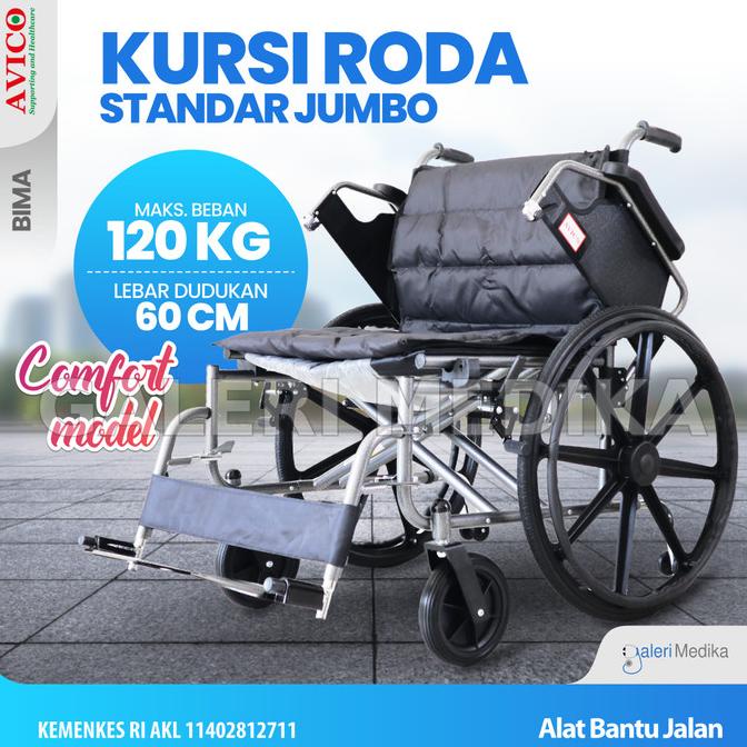 Kursi Roda Jumbo - Avico Bima Kursi Roda Standard