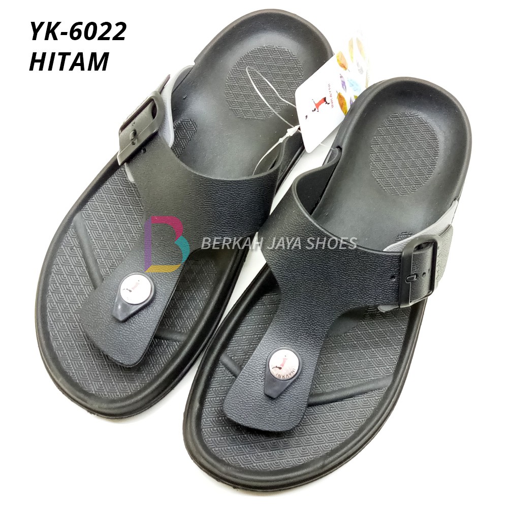 Sandal Pria - Sandal Jepit Pria Karet Inkayni YK-6022 Varian Warna