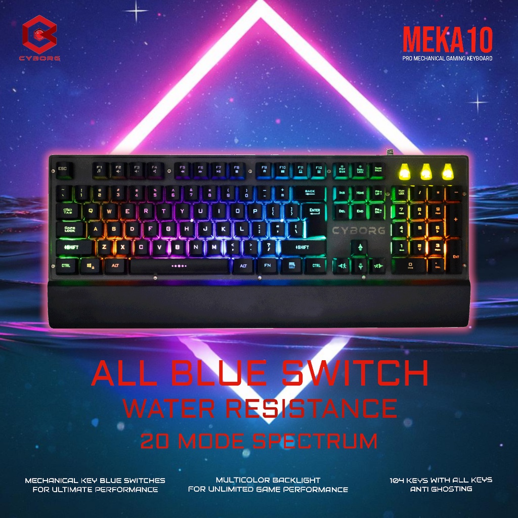 Keyboard Gaming Cyborg Meka 10