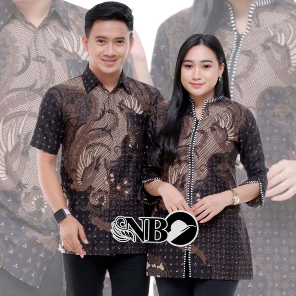 Batik Couple Batik Couple Modern Terbaru Atasan Kantor Seragam Batik Kerja Kantor