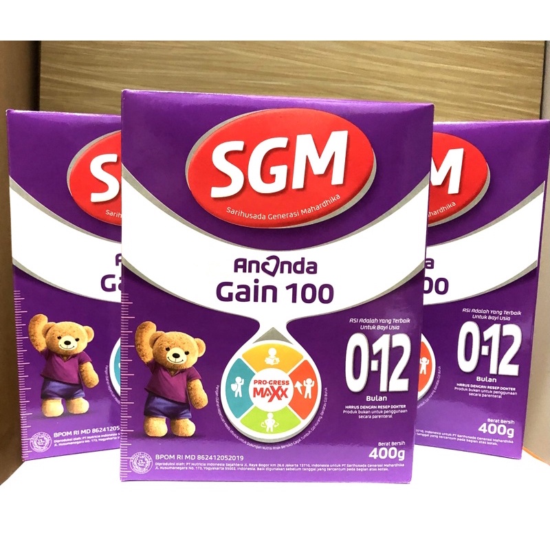 SGM ANANDA GAIN 100 (400 gram)