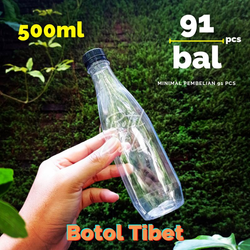 Botol Plastik Tibet 500ml / Botol Tibet 500ml / Botol Plastik 500ml / Botol Kopi Jus Madu 500ml / Bo