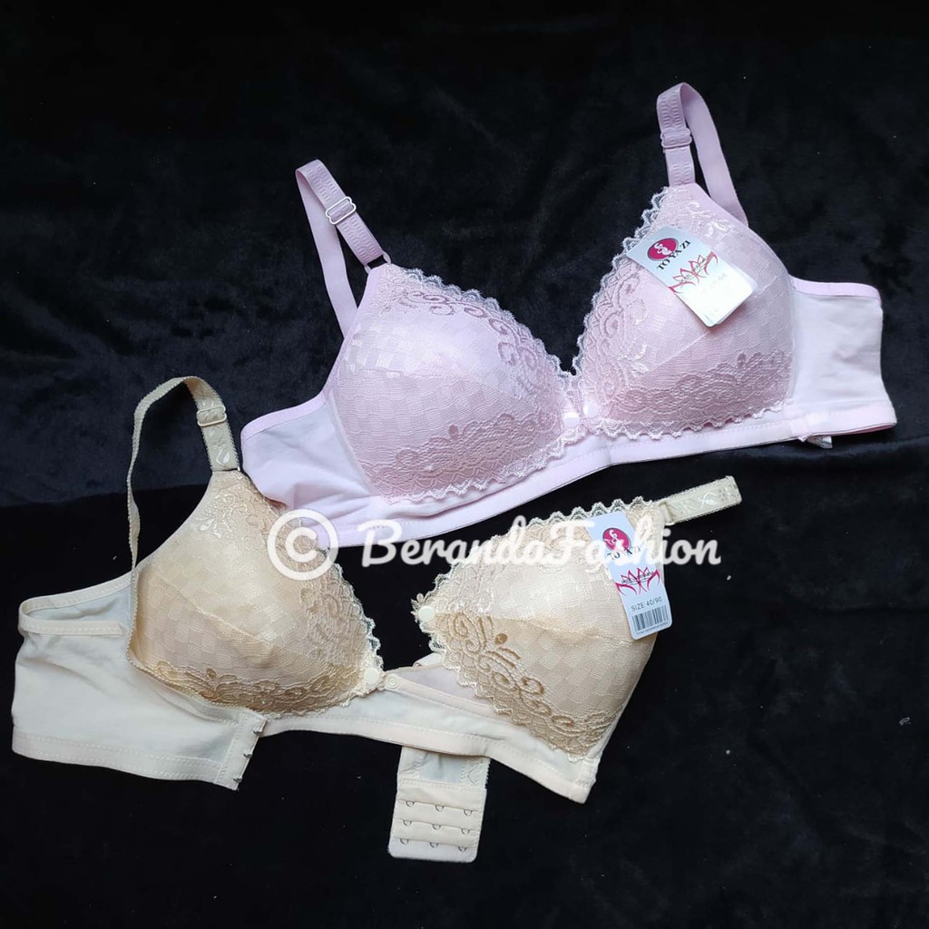 Bra menyusui renda maternity toyazi kancing depan size 36-42 termurah