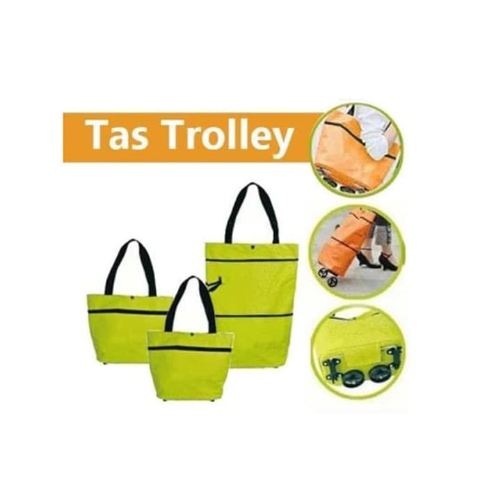 FM - Tas Trolly Belanja Lipat Exclusive Foldable/ TAS BELANJA KOPER