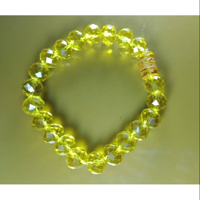 Gelang om. Mani. Padme. Hum kuning