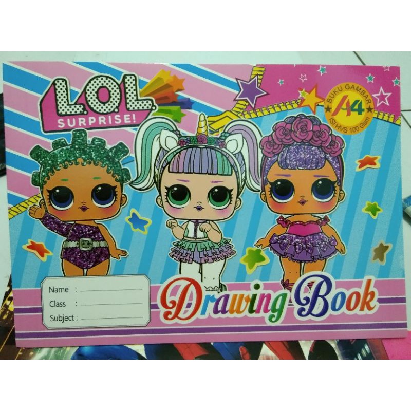 buku gambar/drawing book B5/ukuran kecil
