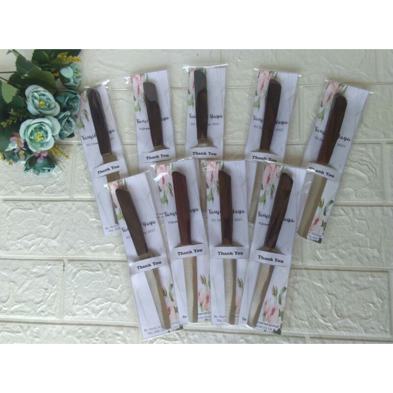 Souvenir Wedding Pisau Kayu Kecil Dapur Mini Buah Souvenir Pernikahan Pisau Murah