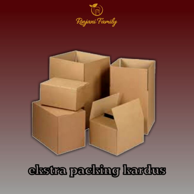 

paking kardus tambahan biar aman