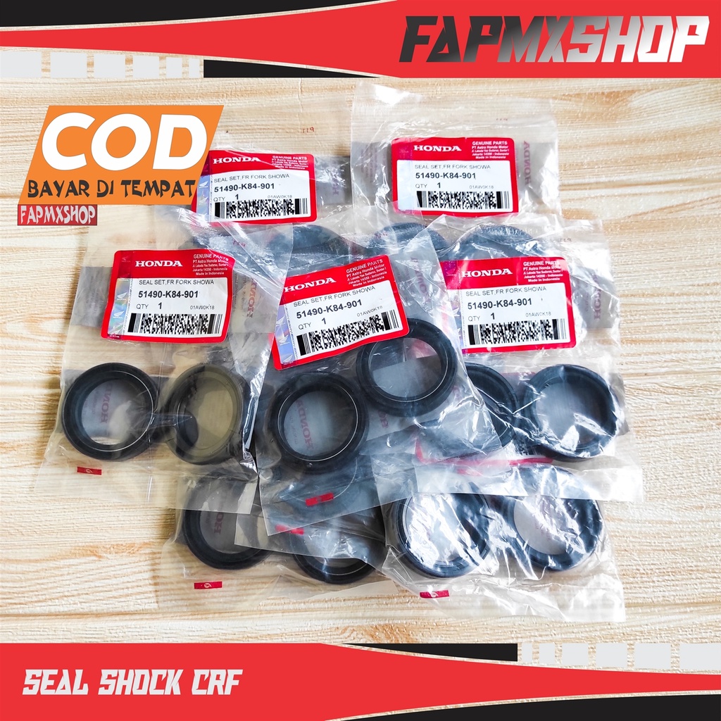 Seal Karet USD CRF CBR 250 37MM Set Kanan Kiri 2 PCS ORIGINAL HONDA