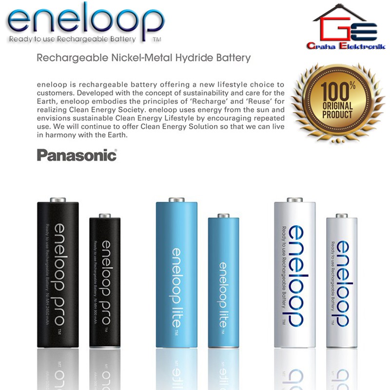 Rechargeable Battery ENELOOP Original
