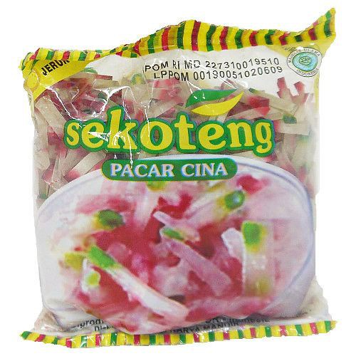 

Pacar Cina 100gr Sekoteng sagu mutiara biji delima