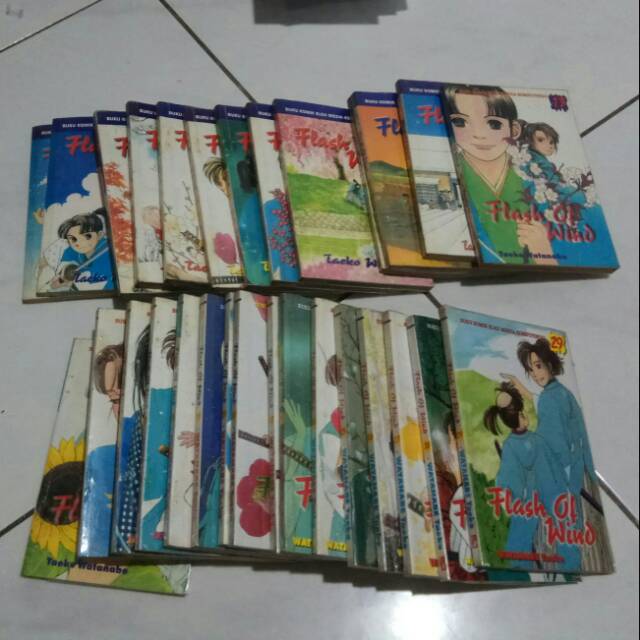 Komik Flash of Wind - Taeko Watanabe (bersambung)