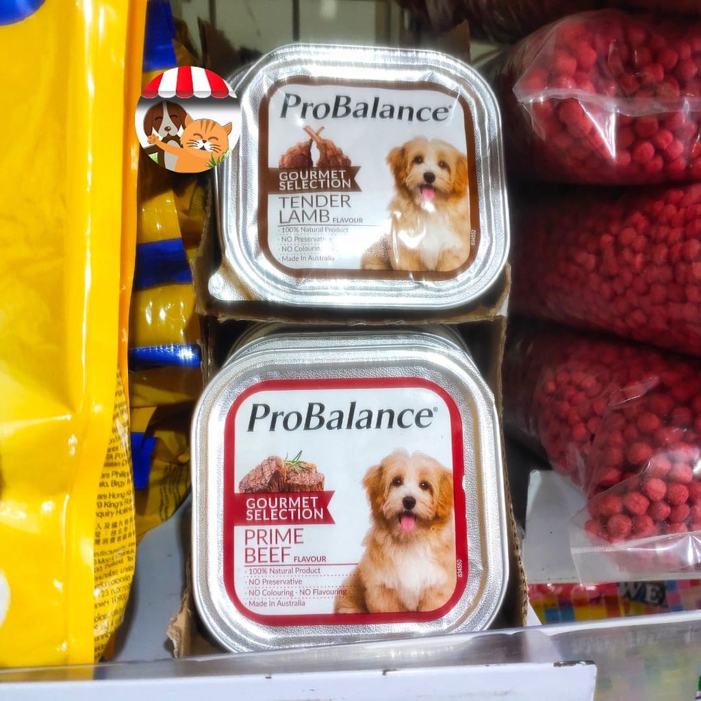 ProBalance Tray Prime Beef 100gr Makanan Daging Basah Anjing