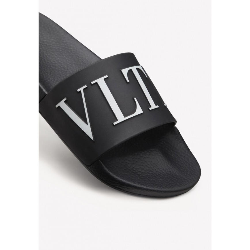 Vlentino VLTN Slides Black/White 100% Authentic