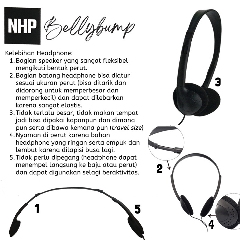 HEADPHONE KHUSUS IBU HAMIL SETARA BELLY BUDS PREGNANCY MERK NHP BELLYBUMP SPEAKER BUMIL LAGU KLASIK ROHANI ALQURAN MUROTAL 30 JUZZ FULL