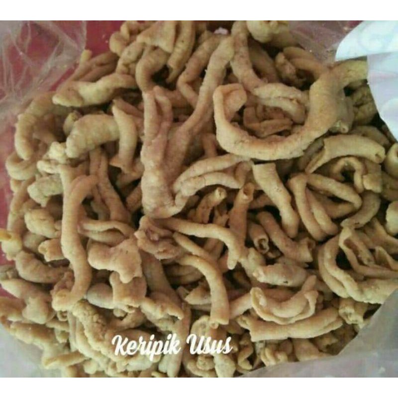

Keripik Usus / Keripik Usus Homemade / Oleh-oleh Kediri/ Usus Ayam Crispy