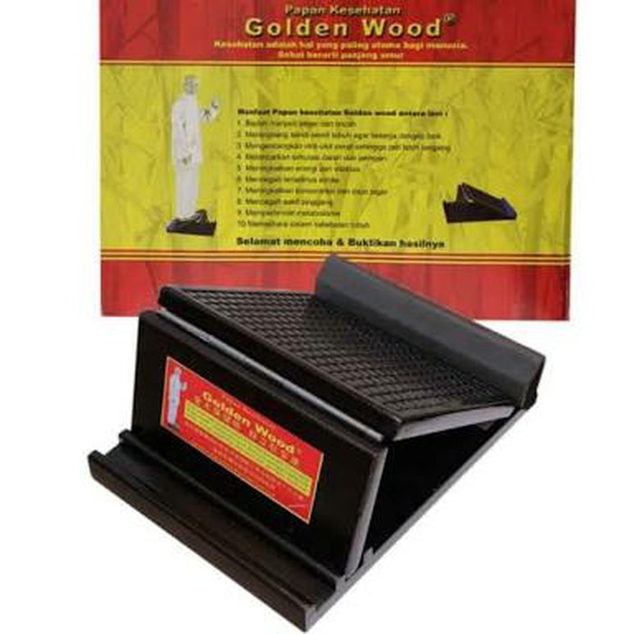 Alat Terapi Syaraf Terjepit Pinggang Punggung Papan Kesehatan Syaraf Kejepit - GOLDEN WOOD