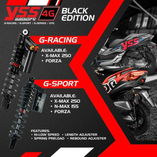 Shock x max yss g-sport red