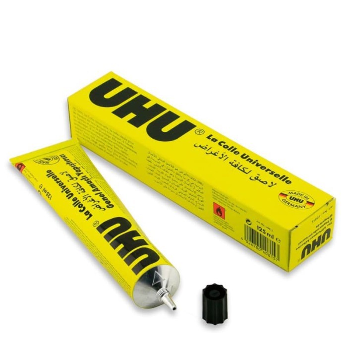 

UHU LEM CAIR 125ML LEM SERBAGUNA PRAKARYA ANAK ALL PURPOSE GLUE ADHESIVE