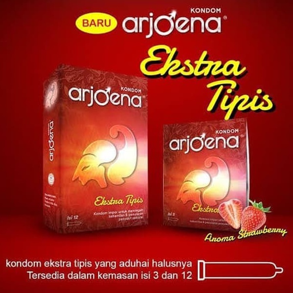 Kondom Arjoena Extra Tipis Box isi 12 pcs Arjuna