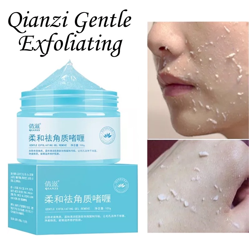 Hope Store - Peeling &amp; Scrub Wajah Gentle Exfoliating Gel Remove Qianzi 100gr