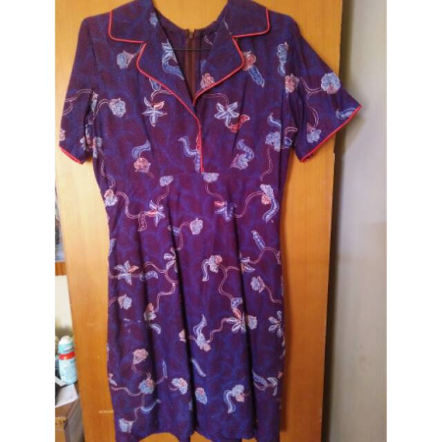 Dress batik tulis madura preloved