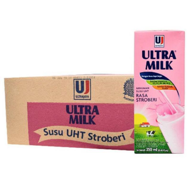 

Ultra milk strawberry 200ml 1 dus