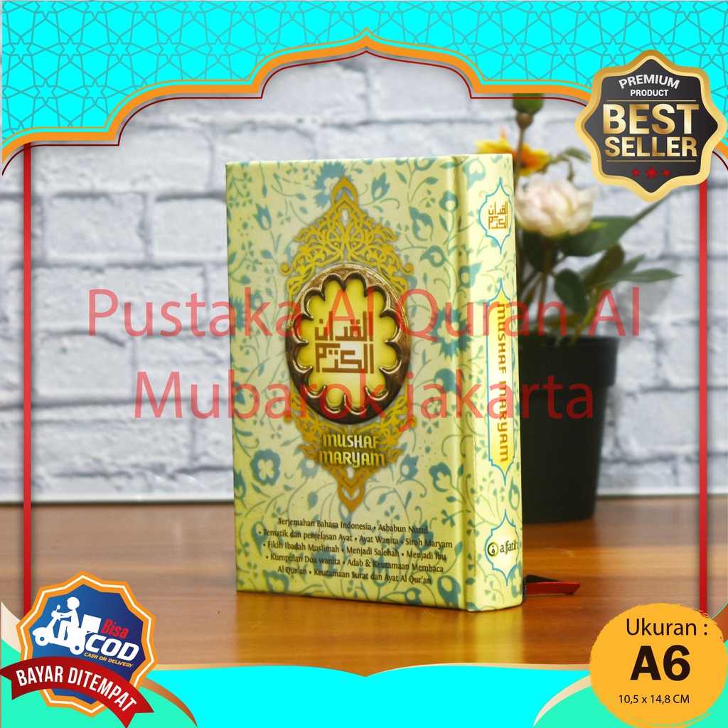 Al Quran Wanita Maryam A6 Terjemah (HC) Al Fatih Quran, Alquran Kecil Murah, Qur an Terjemahan Saku,