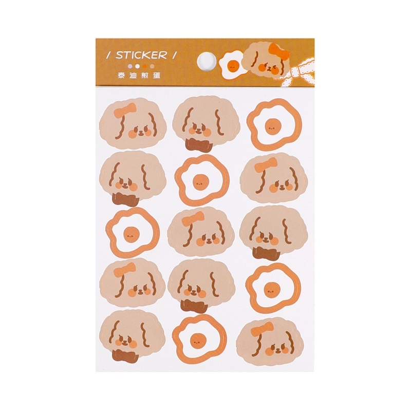 

1 pack (3 sheet) Sticker/Stiker Kawaii Bujo