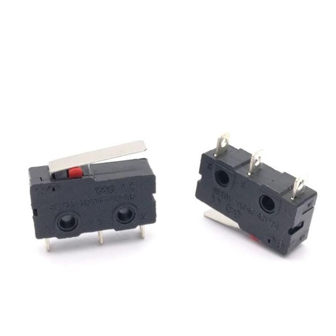 Micro Limit Switch Dengan Gagang 250V 3A No / Nc Spdt 3 Pin Tokmik23 Diminati Banget