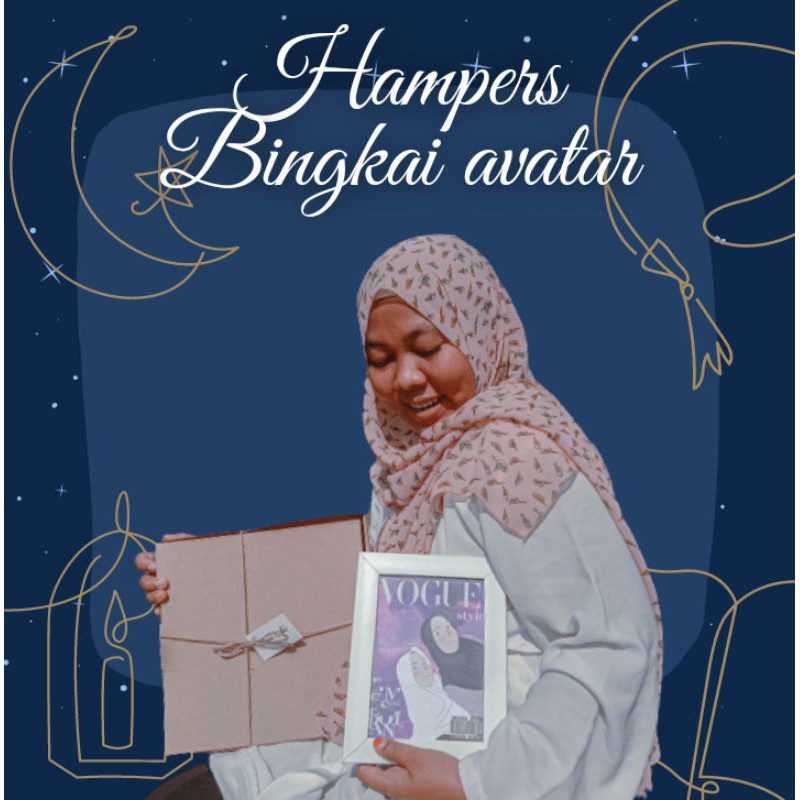 

Hampers bingkai avatar[kado ulang tahun/anniversary/ kado wedding/kado kelulusan/kado keren/spesial