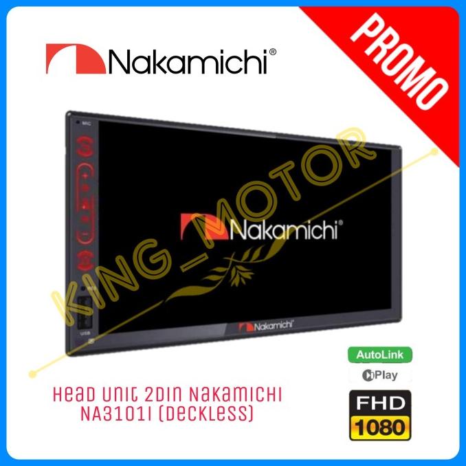 Nakamichi Deckless NA3101i/NA-3101i/3101 MirrorLink Full Glass Panel