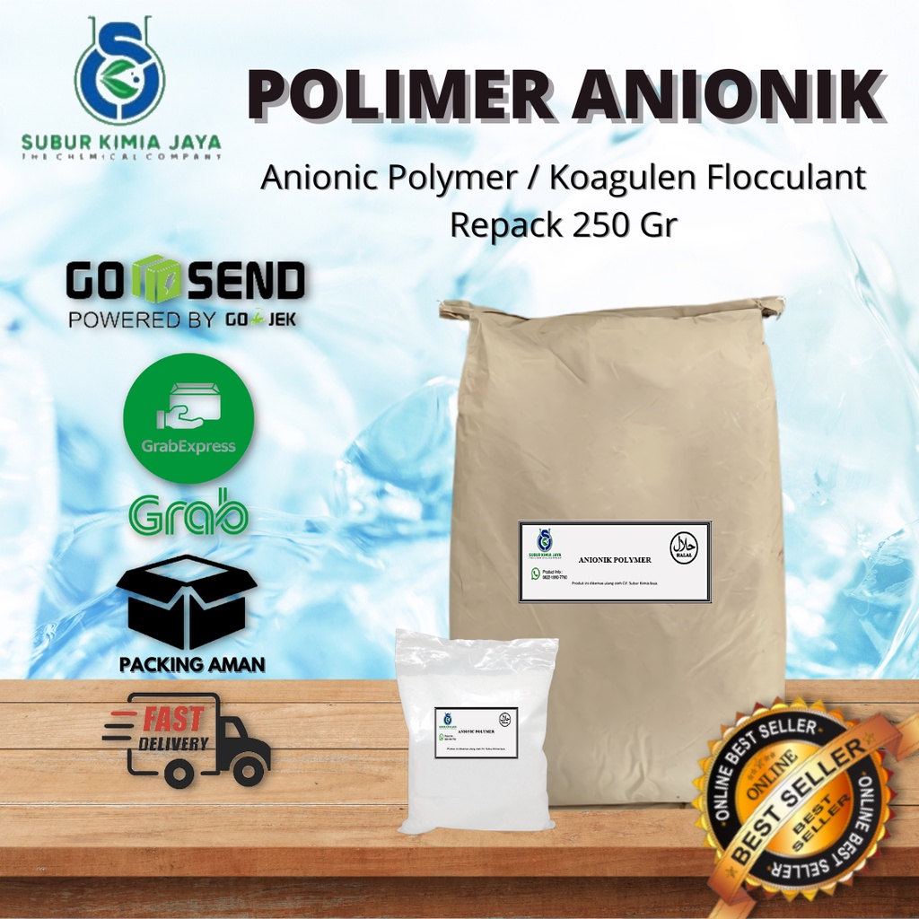 

Polimer Anionik / Polymer Anionic / Polimer Anionic 250 gr Premium