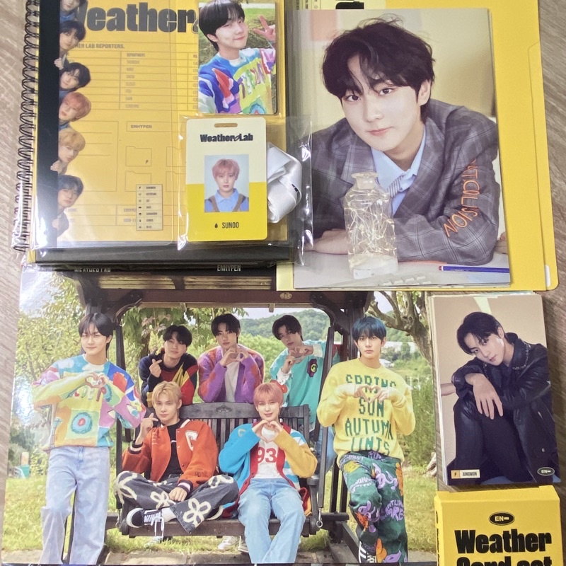 READY STOCK sharing Enhypen official seasons greetings 2022 sg22 weather lab jay niki jungwon set un