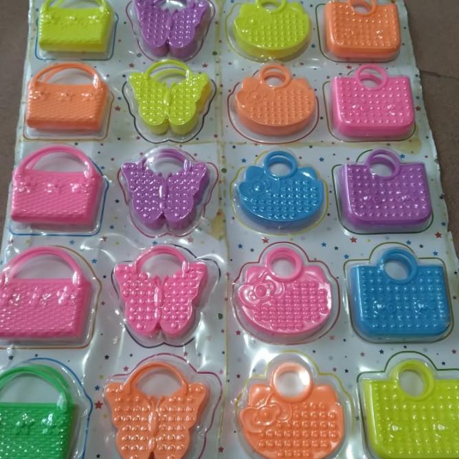 Mainan Tas Karet Motif Pop It / Pop It Tas Mainan Mini Lembaran