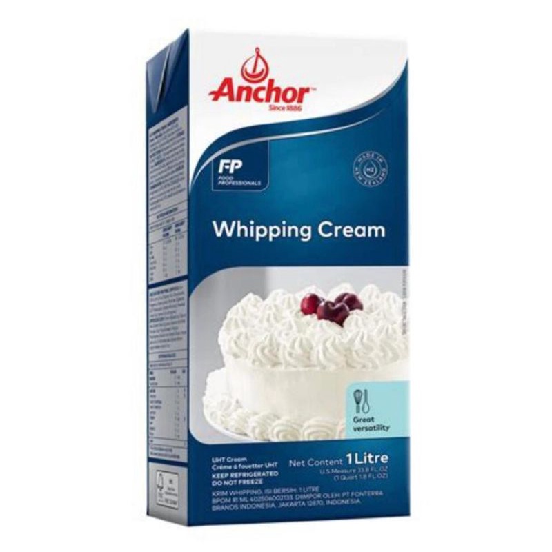 

ANCHOR CREAM WHIPPING CREAM 1 LITER