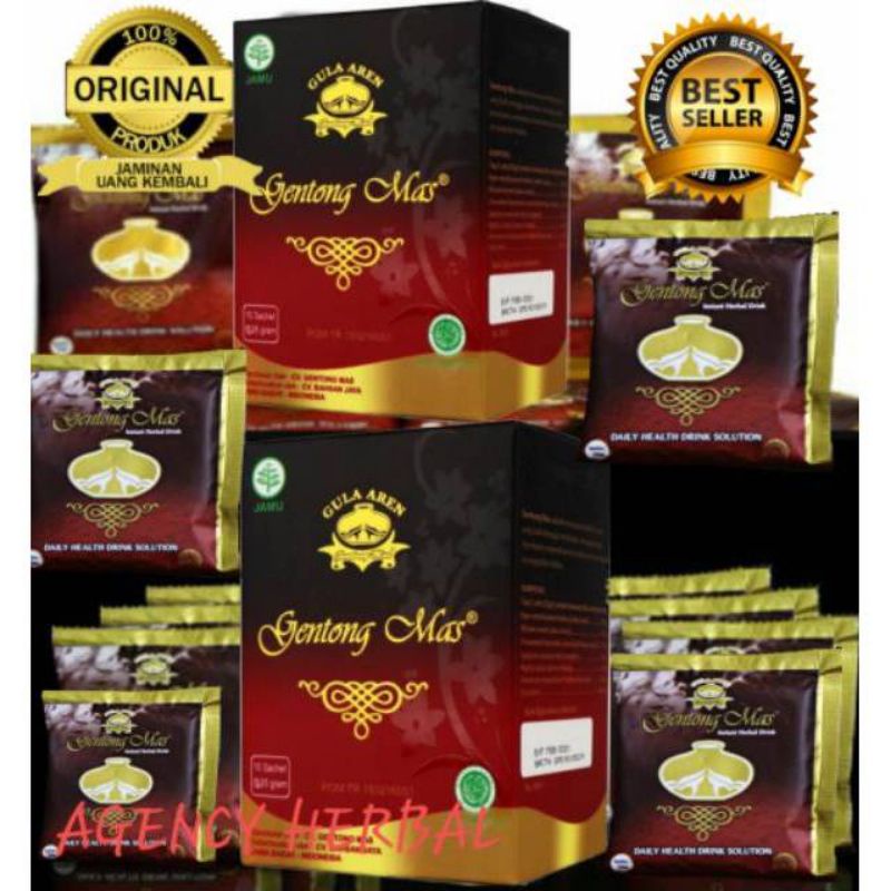 Jual Gentong Mas Minuman Herbal Gula Aren Gentong Mas Gula Aren