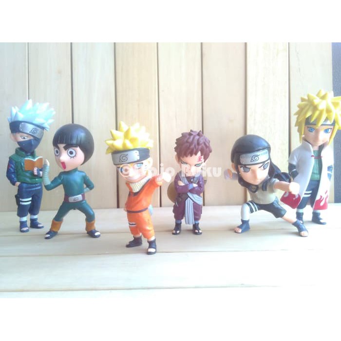 Action Figure Chibi Naruto Set 6 Karakter