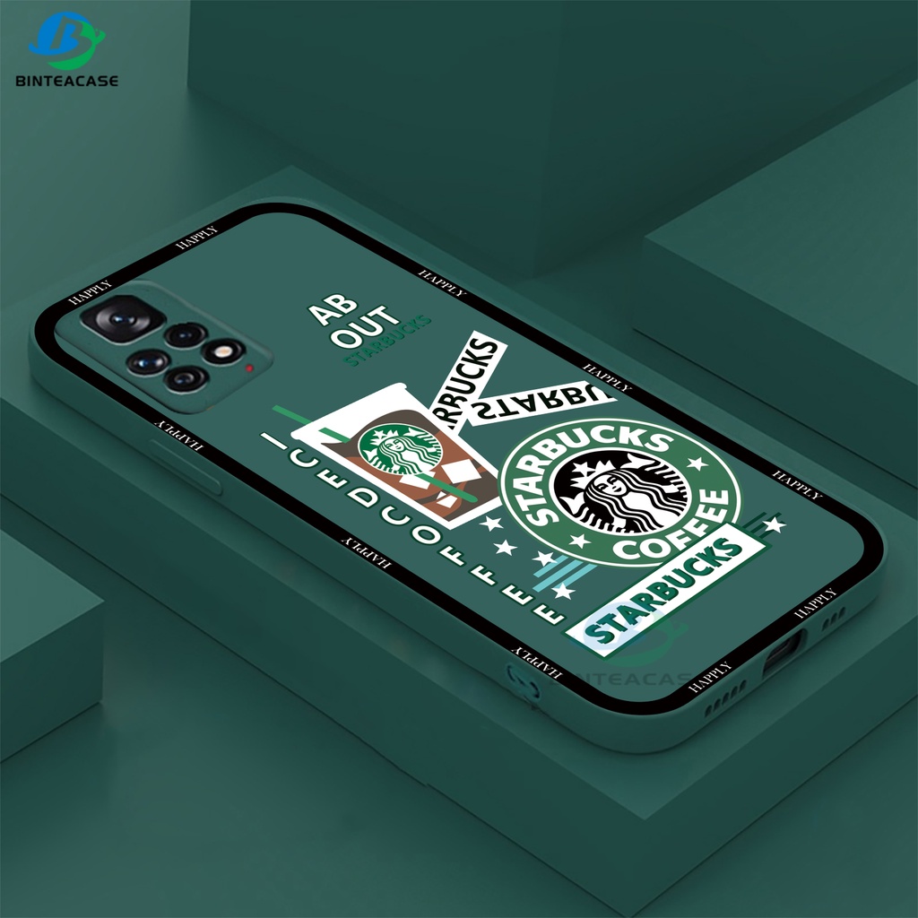 Redmi10 5G 10C 10A 9C 9T 9A Redmi Note 11S 11 Pro Note10 5G Note 10S Note9 Note8 Note7 Poco M3 Pro X3 Pro NFC Motif Kopi Kreatif Anti Jatuh Lembut Case Silikon Binteacase