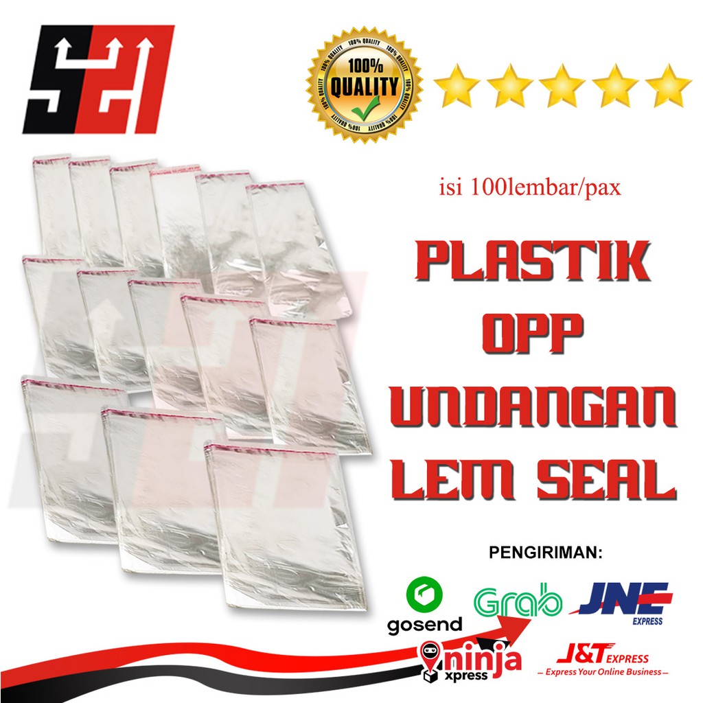 Plastik Opp Undangan Lem Seal ANEKA UKURAN TERMURAH