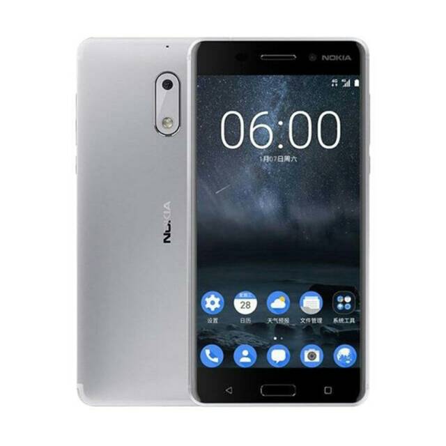 Nokia 6 Android Silver 4/32 New Distributor