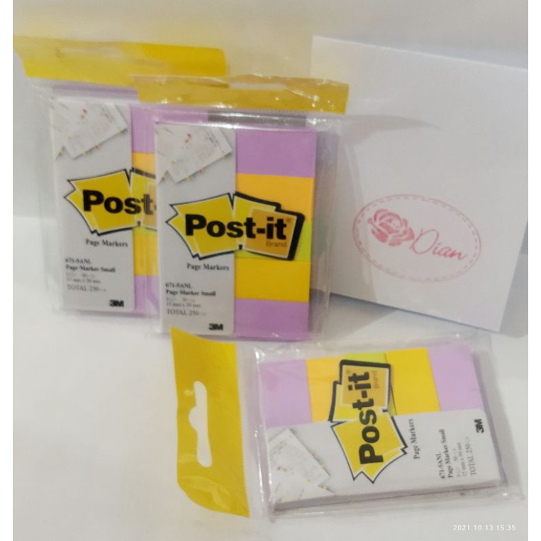 

Stick note "Post-it brand" Penanda warna