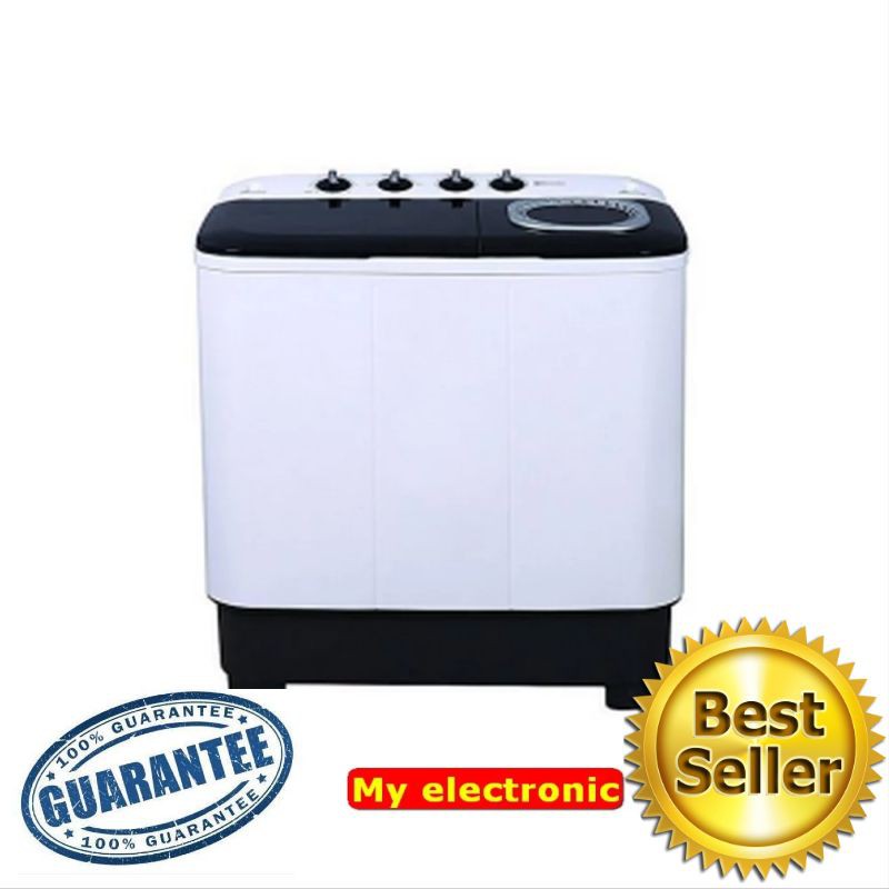 Promo Mesin cuci Electrolux EWS11261WA 2 tabung 10 kg 350 watt