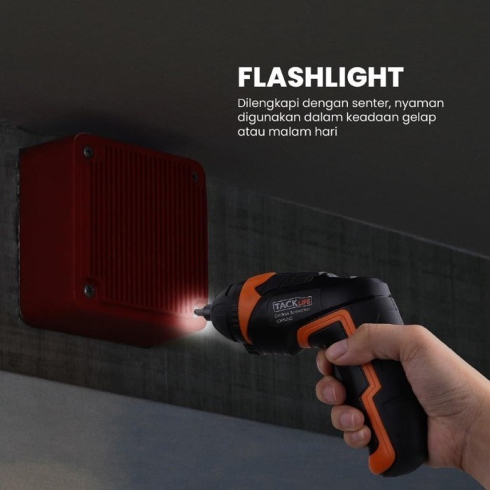 Bor Obeng Tacklife Sdp50Dc 200Rpm Cordless Rechargeable 2000Mah #98