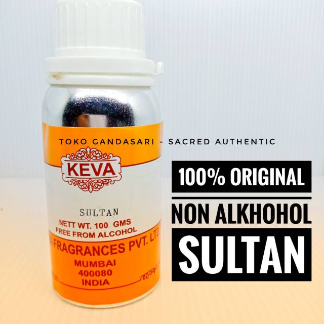 Bibit Parfum Minyak Wangi SULTAN 100ml non alkhohol SEGEL ORI