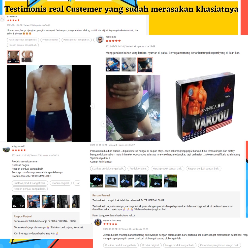 ORIGINAL Celana Boxer Magnet Terapi Kesuburan Pembesar Kelamin MrP Pria Dewasa Vakoou Terbukti Ampuh-1