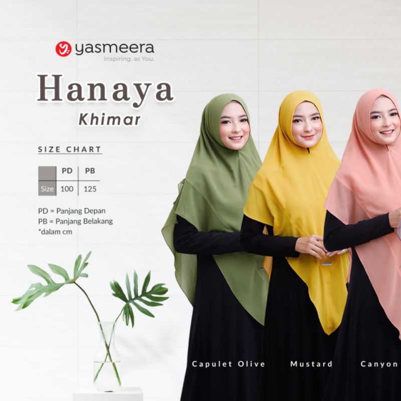 HANAYA KHIMAR BY YASMEERA